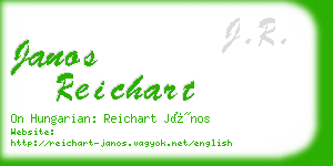 janos reichart business card